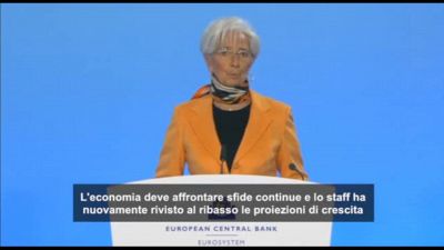 BCE taglia le prospettive di crescita a medio termine dell'Eurozona