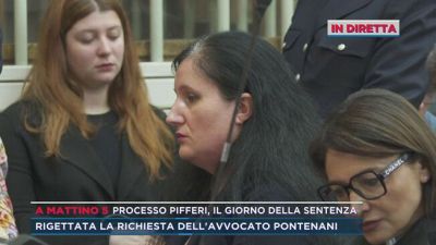 Processo Pifferi, le immagini dall'aula del tribunale