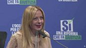 Meloni chiama alle urne, "Cambiamo un sistema finora intoccabile"