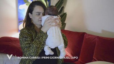 Romina Carrisi: i primi giorni di Axel Lupo