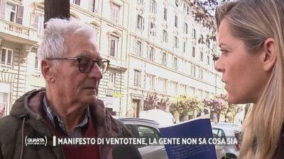 Manifesto di Ventotene, la gente non sa cosa sia