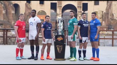 Rugby, suggestiva presentazione del Guinness Sei Nazioni al Colosseo