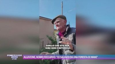 Alluvione, nonno Riccardo: "Io salvato da una foresta di mani"