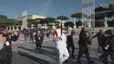 Brivido Olimpiade: l'emozionante passaggio della fiamma tra Tamberi e Polonara