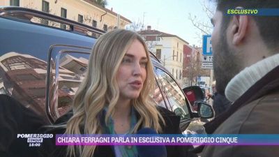 Chiara Ferragni parla in esclusiva a Pomeriggio Cinque: "Giusto difendermi dal gossip"