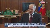 Breaking News delle 17.00 | Putin annuncia tregua di 2 giorni per Pasqua