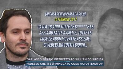 Garlasco, Sempio intercettato sull'amico suicida