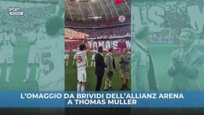 Muller saluta il Bayern: omaggio da brividi