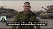 Israele: la maggior parte degli abitanti di Gaza saranno sfollati
