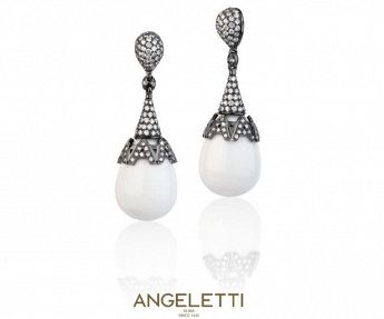 Angeletti orecchini opale angeletti roma diamanti