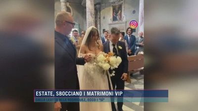 Estate, sbocciano i matrimoni vip