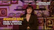 Sanremo, Angelica Bove: onore e privilegio essere al Festival