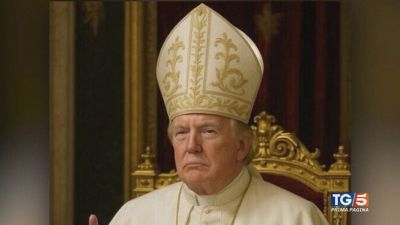 Trump si ritrae come un Papa, ma investe sulle armi