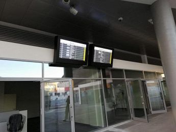 Monitor arrivi/partenze terminal autobus
