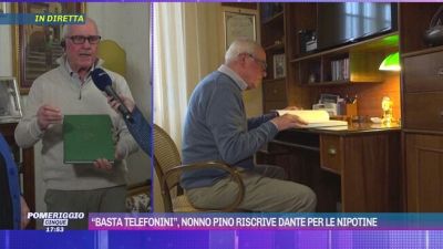 "Basta telefonini", nonno Pino riscrive Dante per le nipotine