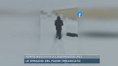 Forte nevicata a Lagopesole (Pz)