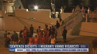 Breaking News delle 14.00 | Sentenza Diciotti: i migranti vanno risarciti