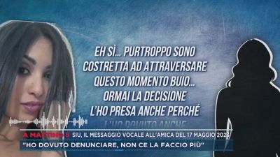 Siu, il messaggio vocale all'amica del 17 maggio 2023