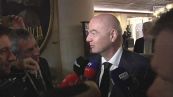 Infantino: "In Italia la priorità sono gli stadi"