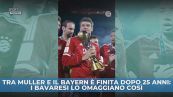 Muller, la dedica del Bayern è da brividi