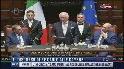 Breaking News delle 16.00 | Il discorso di re Carlo alle Camere