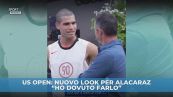 US Open: nuovo look per Alcaraz