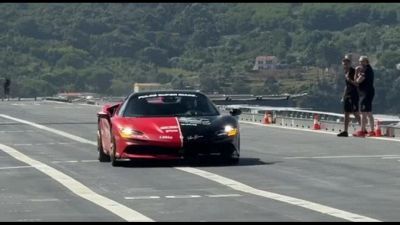 Barone segna il record di velocità a bordo di una nave: a 164 km