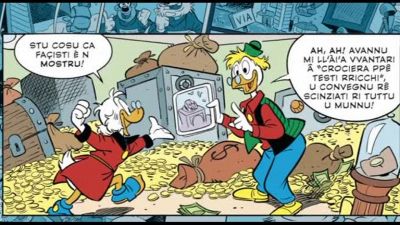 Edizione speciale di Topolino tradotto in quattro dialetti italiani