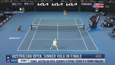 Breaking News delle 14.00 | Australian Open, Sinner vola in finale