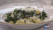 Gnocchi di patate con ragù di cinghiale e mugnoli