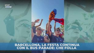 Barcellona, via al Bus Parade