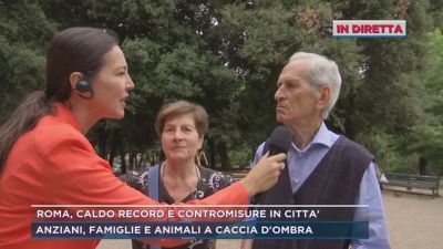 Roma, caldo record e contromisure in città