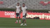 Lautaro e Messi, allenamento al Jordan-Hare Stadium