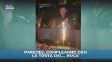 Paredes, compleanno a tinte Boca