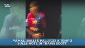Yamal, palleggi a tempo di musica