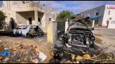 Danni e auto carbonizzate dopo attacco coloni in Cisgiordania