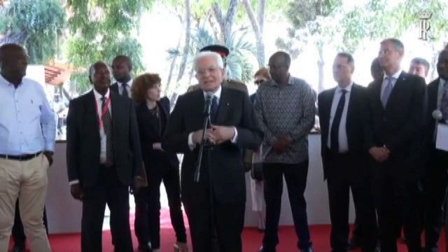 Mattarella visita il centro spaziale