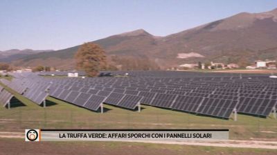 La truffa verde: affari sporchi con i panelli solari