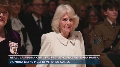 Reali, la Regina Camilla "esausta" si prende una pausa