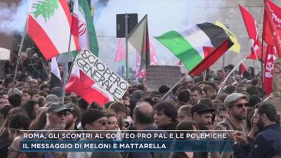 Roma, gli scontri al corteo pro Palestina e le polemiche