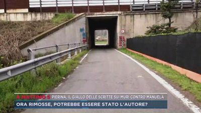 Pierina, il giallo delle scritte sui muri contro Manuela