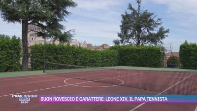 Buon rovescio e carattere: Leone XIV, il papa tennista