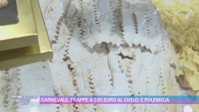 Carnevale, frappe a 100 euro al chilo: è polemica