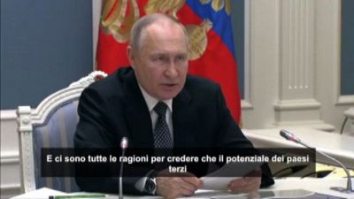 Putin: servizi Occidente aiutano Kiev a preparare atti terrorismo