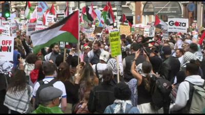 In migliaia in piazza a Londra per la Palestina
