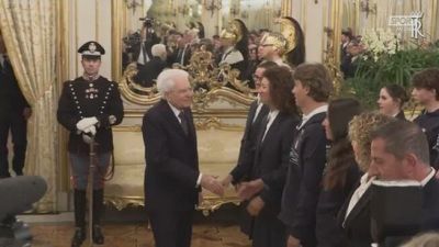 Mattarella incontra una delegazione della Federazione italiana Vela