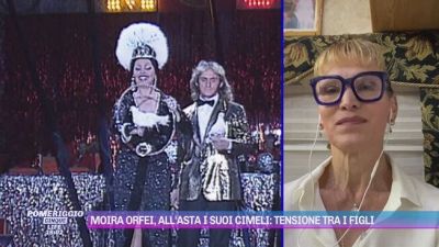 Moira Orfei, all'asta i suoi cimeli: tensione tra i figli