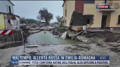 Breaking News delle 14.00 | Maltempo, allerta rossa in Emilia Romagna