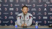 Bologna, le prime parole di Tedesco