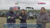 Protesta trattori, annullato corteo a Roma